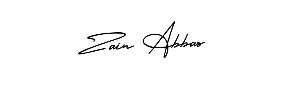 Zain Abbas stylish signature style. Best Handwritten Sign (AmerikaSignatureDemo-Regular) for my name. Handwritten Signature Collection Ideas for my name Zain Abbas. Zain Abbas signature style 3 images and pictures png