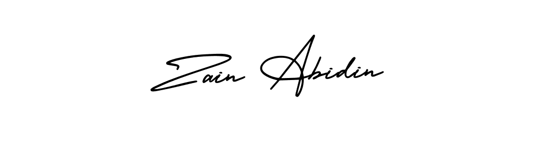 You should practise on your own different ways (AmerikaSignatureDemo-Regular) to write your name (Zain Abidin) in signature. don't let someone else do it for you. Zain Abidin signature style 3 images and pictures png