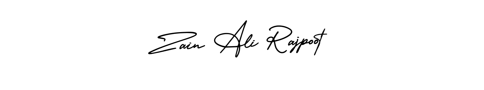 You should practise on your own different ways (AmerikaSignatureDemo-Regular) to write your name (Zain Ali Rajpoot) in signature. don't let someone else do it for you. Zain Ali Rajpoot signature style 3 images and pictures png