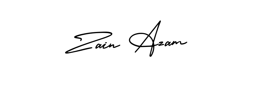 How to Draw Zain Azam signature style? AmerikaSignatureDemo-Regular is a latest design signature styles for name Zain Azam. Zain Azam signature style 3 images and pictures png