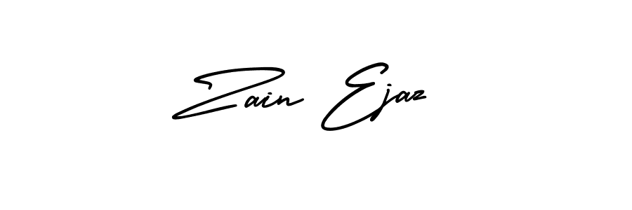 How to make Zain Ejaz signature? AmerikaSignatureDemo-Regular is a professional autograph style. Create handwritten signature for Zain Ejaz name. Zain Ejaz signature style 3 images and pictures png