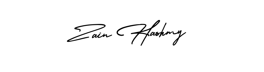 Design your own signature with our free online signature maker. With this signature software, you can create a handwritten (AmerikaSignatureDemo-Regular) signature for name Zain Hashmy. Zain Hashmy signature style 3 images and pictures png