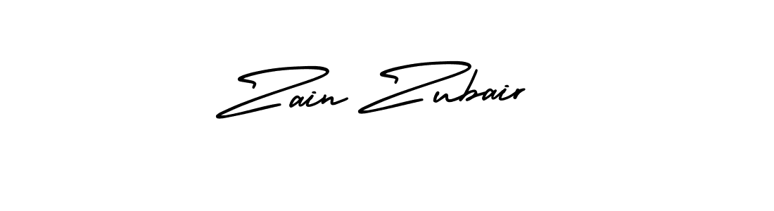 Create a beautiful signature design for name Zain Zubair. With this signature (AmerikaSignatureDemo-Regular) fonts, you can make a handwritten signature for free. Zain Zubair signature style 3 images and pictures png