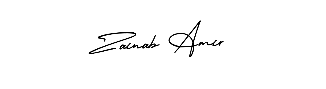 You can use this online signature creator to create a handwritten signature for the name Zainab Amir. This is the best online autograph maker. Zainab Amir signature style 3 images and pictures png