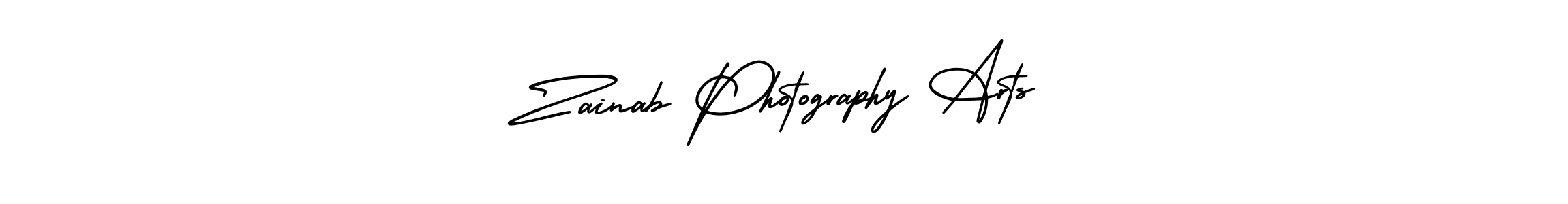 Make a beautiful signature design for name Zainab Photography Arts. Use this online signature maker to create a handwritten signature for free. Zainab Photography Arts signature style 3 images and pictures png