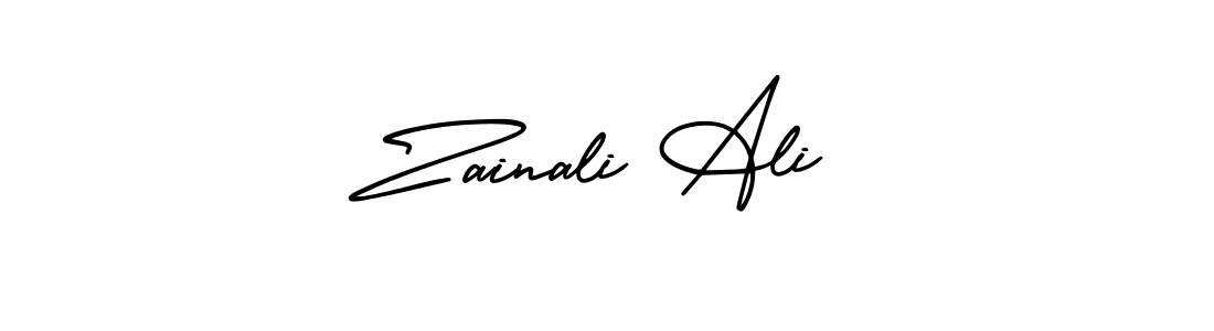 How to Draw Zainali Ali signature style? AmerikaSignatureDemo-Regular is a latest design signature styles for name Zainali Ali. Zainali Ali signature style 3 images and pictures png