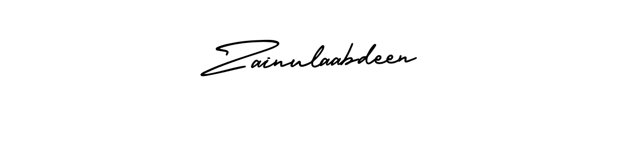 AmerikaSignatureDemo-Regular is a professional signature style that is perfect for those who want to add a touch of class to their signature. It is also a great choice for those who want to make their signature more unique. Get Zainulaabdeen name to fancy signature for free. Zainulaabdeen signature style 3 images and pictures png