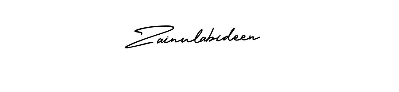 if you are searching for the best signature style for your name Zainulabideen. so please give up your signature search. here we have designed multiple signature styles  using AmerikaSignatureDemo-Regular. Zainulabideen signature style 3 images and pictures png