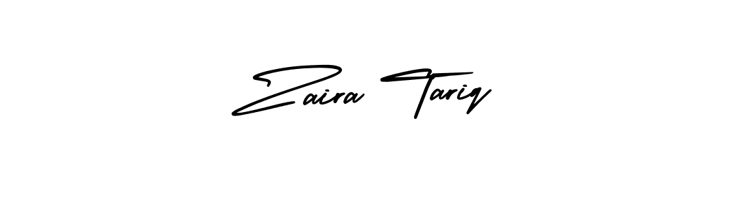 It looks lik you need a new signature style for name Zaira Tariq. Design unique handwritten (AmerikaSignatureDemo-Regular) signature with our free signature maker in just a few clicks. Zaira Tariq signature style 3 images and pictures png