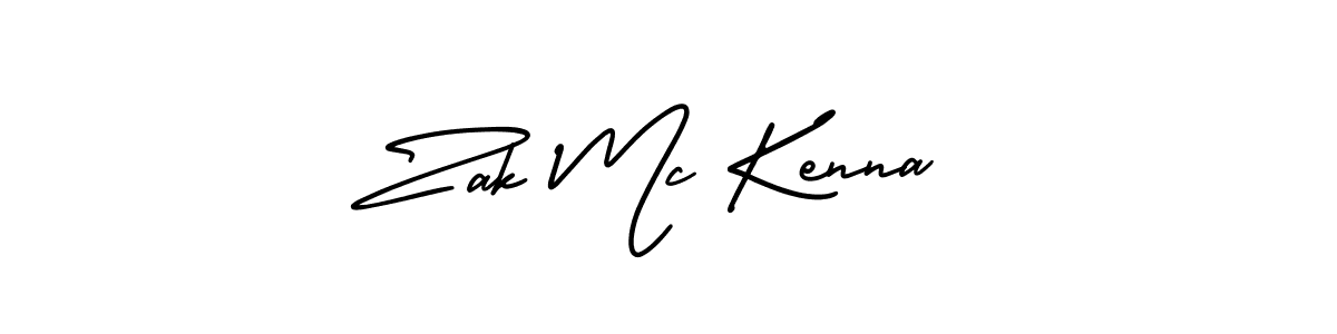 This is the best signature style for the Zak Mc Kenna name. Also you like these signature font (AmerikaSignatureDemo-Regular). Mix name signature. Zak Mc Kenna signature style 3 images and pictures png