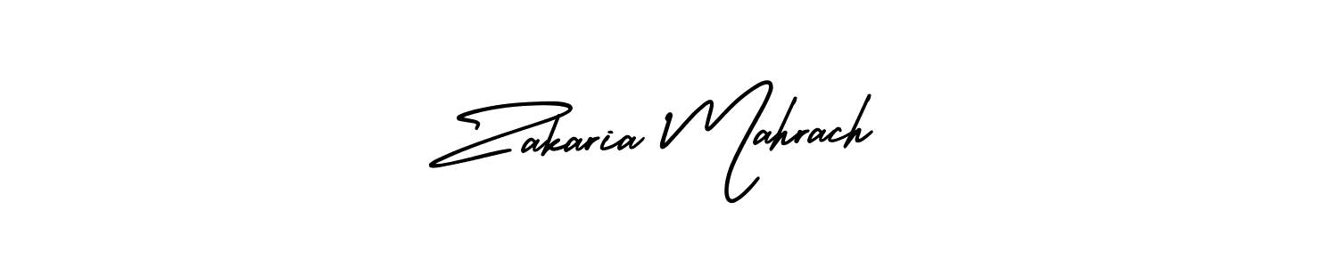 Check out images of Autograph of Zakaria Mahrach name. Actor Zakaria Mahrach Signature Style. AmerikaSignatureDemo-Regular is a professional sign style online. Zakaria Mahrach signature style 3 images and pictures png
