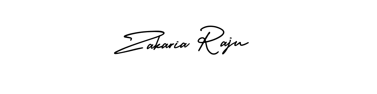 It looks lik you need a new signature style for name Zakaria Raju. Design unique handwritten (AmerikaSignatureDemo-Regular) signature with our free signature maker in just a few clicks. Zakaria Raju signature style 3 images and pictures png