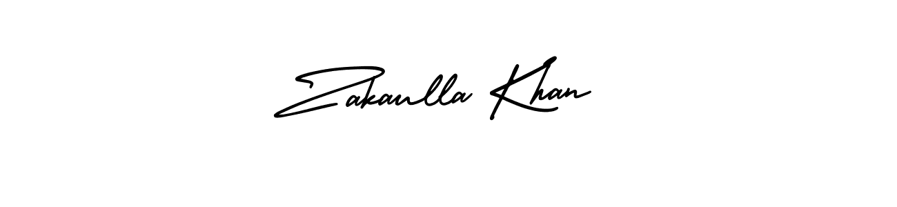 Also we have Zakaulla Khan name is the best signature style. Create professional handwritten signature collection using AmerikaSignatureDemo-Regular autograph style. Zakaulla Khan signature style 3 images and pictures png