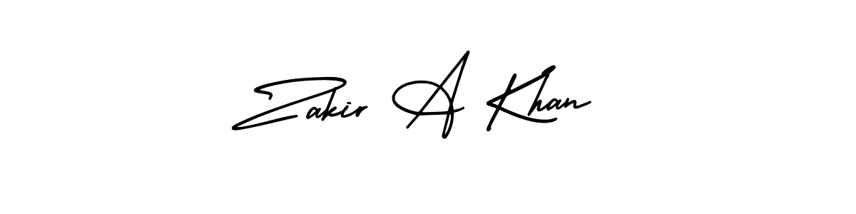 AmerikaSignatureDemo-Regular is a professional signature style that is perfect for those who want to add a touch of class to their signature. It is also a great choice for those who want to make their signature more unique. Get Zakir A Khan name to fancy signature for free. Zakir A Khan signature style 3 images and pictures png
