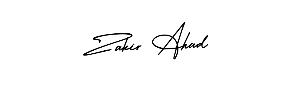 Here are the top 10 professional signature styles for the name Zakir Ahad. These are the best autograph styles you can use for your name. Zakir Ahad signature style 3 images and pictures png