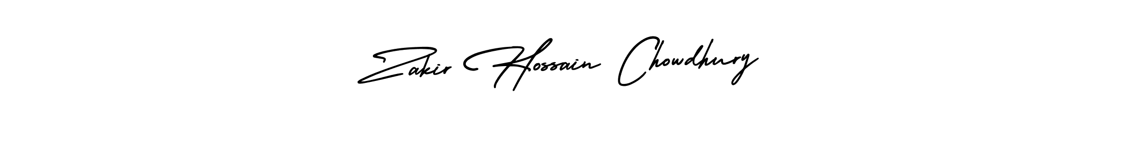 Design your own signature with our free online signature maker. With this signature software, you can create a handwritten (AmerikaSignatureDemo-Regular) signature for name Zakir Hossain Chowdhury. Zakir Hossain Chowdhury signature style 3 images and pictures png