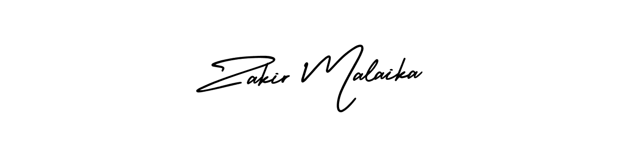 Also we have Zakir Malaika name is the best signature style. Create professional handwritten signature collection using AmerikaSignatureDemo-Regular autograph style. Zakir Malaika signature style 3 images and pictures png