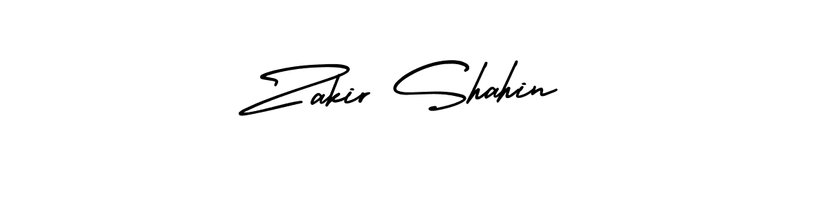 Make a beautiful signature design for name Zakir Shahin. Use this online signature maker to create a handwritten signature for free. Zakir Shahin signature style 3 images and pictures png