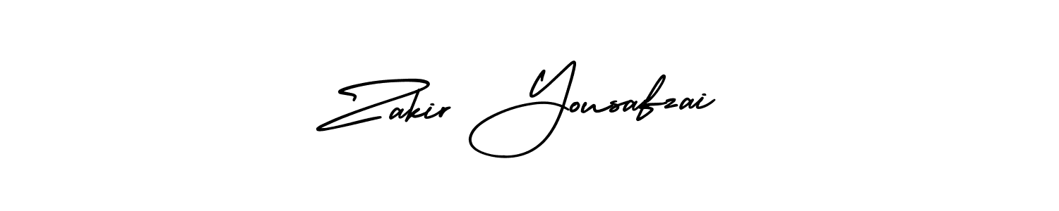 Create a beautiful signature design for name Zakir Yousafzai. With this signature (AmerikaSignatureDemo-Regular) fonts, you can make a handwritten signature for free. Zakir Yousafzai signature style 3 images and pictures png