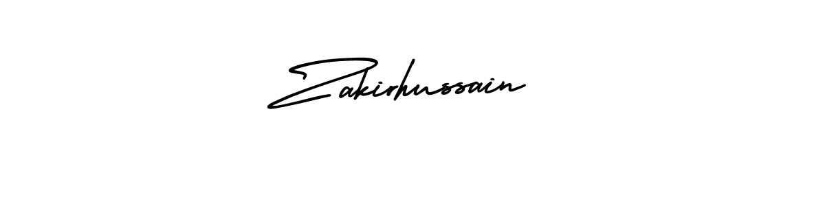 Best and Professional Signature Style for Zakirhussain. AmerikaSignatureDemo-Regular Best Signature Style Collection. Zakirhussain signature style 3 images and pictures png