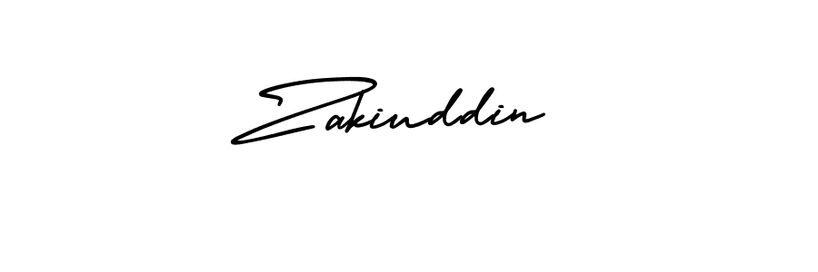 You should practise on your own different ways (AmerikaSignatureDemo-Regular) to write your name (Zakiuddin) in signature. don't let someone else do it for you. Zakiuddin signature style 3 images and pictures png