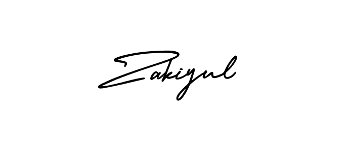 Make a beautiful signature design for name Zakiyul. Use this online signature maker to create a handwritten signature for free. Zakiyul signature style 3 images and pictures png