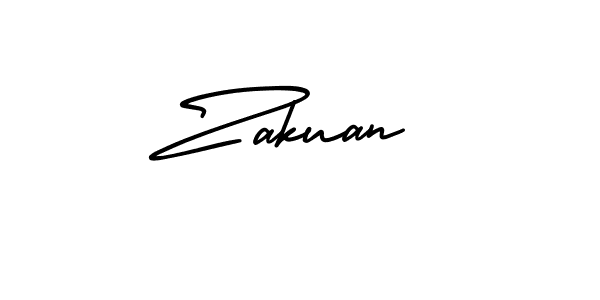 It looks lik you need a new signature style for name Zakuan. Design unique handwritten (AmerikaSignatureDemo-Regular) signature with our free signature maker in just a few clicks. Zakuan signature style 3 images and pictures png