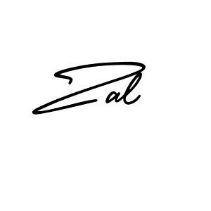 The best way (AmerikaSignatureDemo-Regular) to make a short signature is to pick only two or three words in your name. The name Zal include a total of six letters. For converting this name. Zal signature style 3 images and pictures png