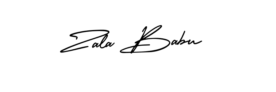 Make a beautiful signature design for name Zala Babu. Use this online signature maker to create a handwritten signature for free. Zala Babu signature style 3 images and pictures png