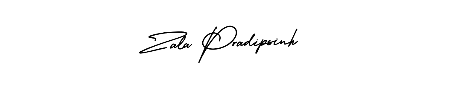 Make a beautiful signature design for name Zala Pradipsinh. Use this online signature maker to create a handwritten signature for free. Zala Pradipsinh signature style 3 images and pictures png