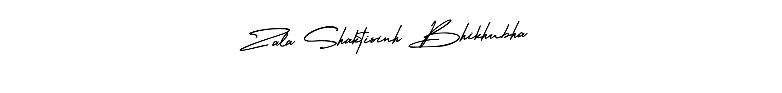 Check out images of Autograph of Zala Shaktisinh Bhikhubha name. Actor Zala Shaktisinh Bhikhubha Signature Style. AmerikaSignatureDemo-Regular is a professional sign style online. Zala Shaktisinh Bhikhubha signature style 3 images and pictures png