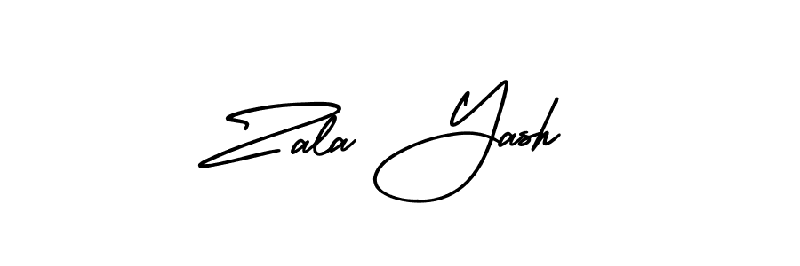 Also You can easily find your signature by using the search form. We will create Zala Yash name handwritten signature images for you free of cost using AmerikaSignatureDemo-Regular sign style. Zala Yash signature style 3 images and pictures png