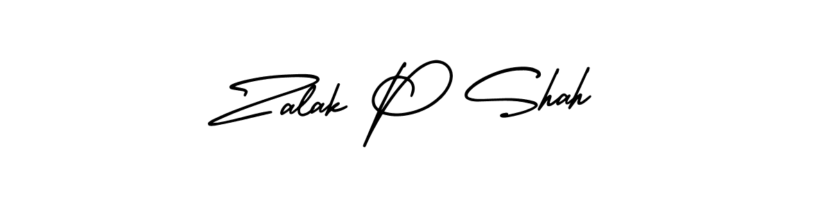 This is the best signature style for the Zalak P Shah name. Also you like these signature font (AmerikaSignatureDemo-Regular). Mix name signature. Zalak P Shah signature style 3 images and pictures png