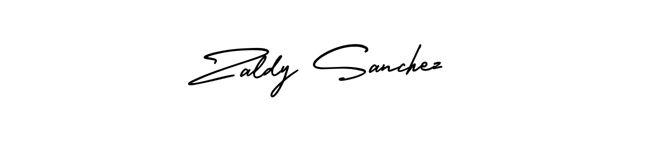 It looks lik you need a new signature style for name Zaldy Sanchez. Design unique handwritten (AmerikaSignatureDemo-Regular) signature with our free signature maker in just a few clicks. Zaldy Sanchez signature style 3 images and pictures png
