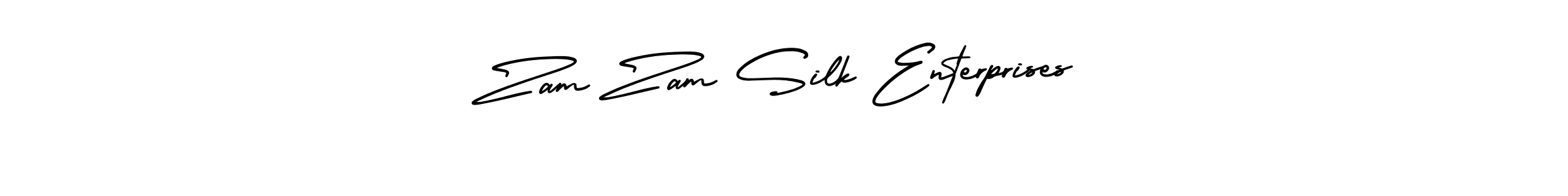 AmerikaSignatureDemo-Regular is a professional signature style that is perfect for those who want to add a touch of class to their signature. It is also a great choice for those who want to make their signature more unique. Get Zam Zam Silk Enterprises name to fancy signature for free. Zam Zam Silk Enterprises signature style 3 images and pictures png