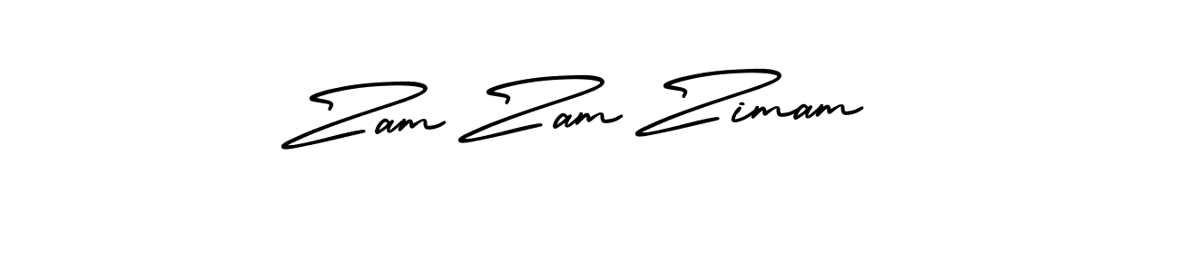 It looks lik you need a new signature style for name Zam Zam Zimam. Design unique handwritten (AmerikaSignatureDemo-Regular) signature with our free signature maker in just a few clicks. Zam Zam Zimam signature style 3 images and pictures png
