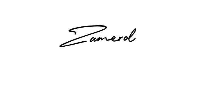 This is the best signature style for the Zamerol name. Also you like these signature font (AmerikaSignatureDemo-Regular). Mix name signature. Zamerol signature style 3 images and pictures png