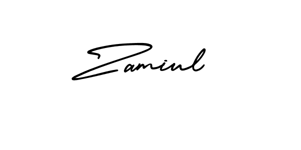 Also You can easily find your signature by using the search form. We will create Zamiul name handwritten signature images for you free of cost using AmerikaSignatureDemo-Regular sign style. Zamiul signature style 3 images and pictures png