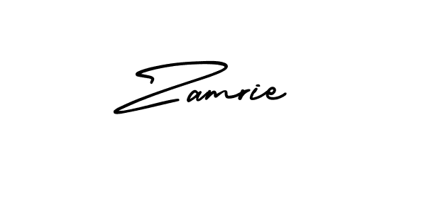 Make a beautiful signature design for name Zamrie. Use this online signature maker to create a handwritten signature for free. Zamrie signature style 3 images and pictures png