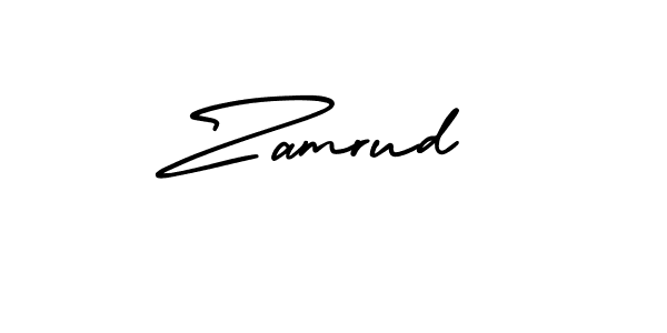 Also You can easily find your signature by using the search form. We will create Zamrud name handwritten signature images for you free of cost using AmerikaSignatureDemo-Regular sign style. Zamrud signature style 3 images and pictures png