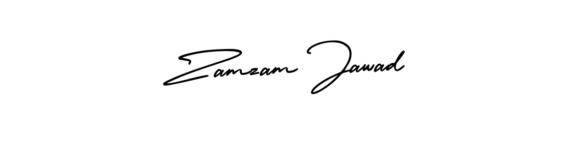 Make a beautiful signature design for name Zamzam Jawad. Use this online signature maker to create a handwritten signature for free. Zamzam Jawad signature style 3 images and pictures png