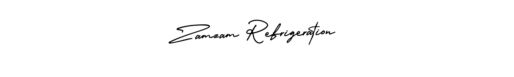 AmerikaSignatureDemo-Regular is a professional signature style that is perfect for those who want to add a touch of class to their signature. It is also a great choice for those who want to make their signature more unique. Get Zamzam Refrigeration name to fancy signature for free. Zamzam Refrigeration signature style 3 images and pictures png
