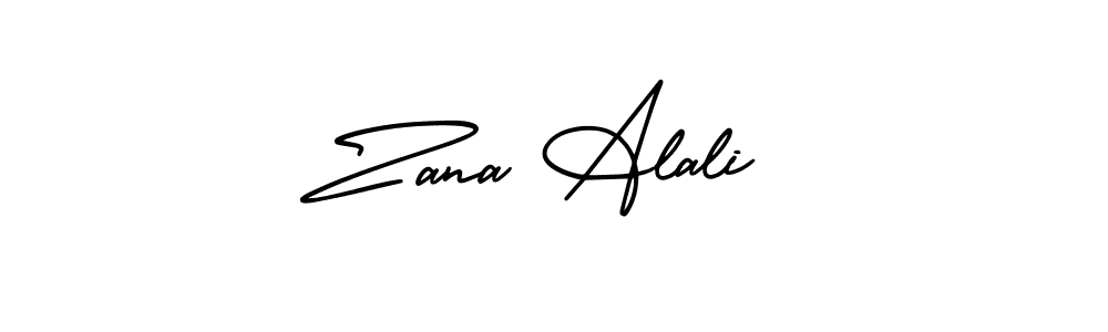 Make a beautiful signature design for name Zana Alali. Use this online signature maker to create a handwritten signature for free. Zana Alali signature style 3 images and pictures png