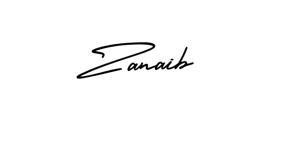 if you are searching for the best signature style for your name Zanaib. so please give up your signature search. here we have designed multiple signature styles  using AmerikaSignatureDemo-Regular. Zanaib signature style 3 images and pictures png