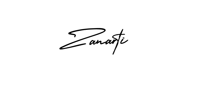 Make a beautiful signature design for name Zanarti. With this signature (AmerikaSignatureDemo-Regular) style, you can create a handwritten signature for free. Zanarti signature style 3 images and pictures png