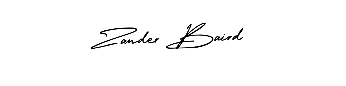 Make a beautiful signature design for name Zander Baird. Use this online signature maker to create a handwritten signature for free. Zander Baird signature style 3 images and pictures png