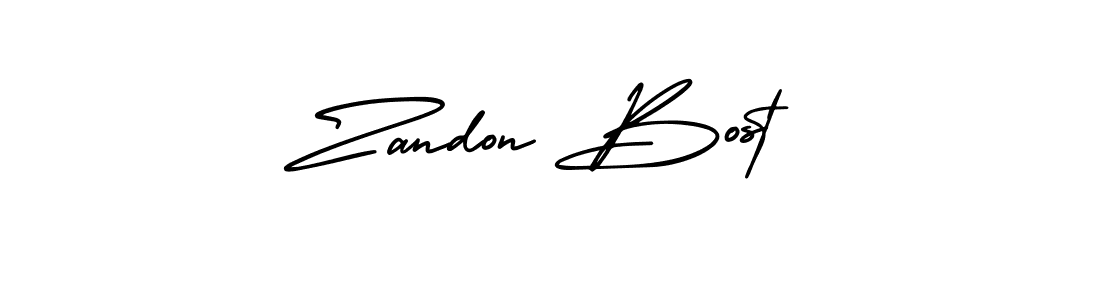 Also You can easily find your signature by using the search form. We will create Zandon Bost name handwritten signature images for you free of cost using AmerikaSignatureDemo-Regular sign style. Zandon Bost signature style 3 images and pictures png