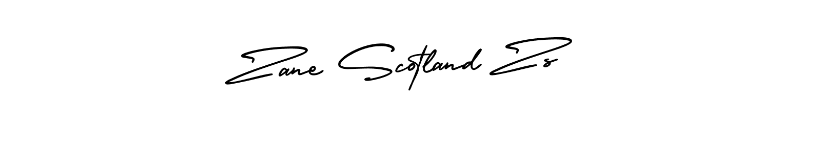 It looks lik you need a new signature style for name Zane Scotland Zs. Design unique handwritten (AmerikaSignatureDemo-Regular) signature with our free signature maker in just a few clicks. Zane Scotland Zs signature style 3 images and pictures png