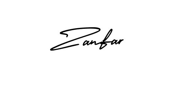 Best and Professional Signature Style for Zanfar. AmerikaSignatureDemo-Regular Best Signature Style Collection. Zanfar signature style 3 images and pictures png