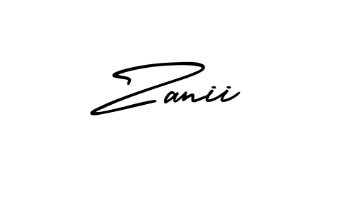 Make a beautiful signature design for name Zanii. Use this online signature maker to create a handwritten signature for free. Zanii signature style 3 images and pictures png